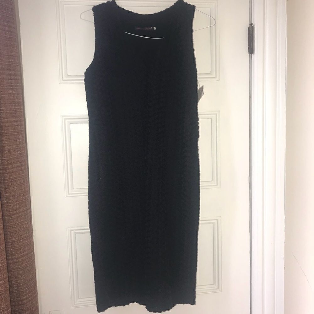 Harvey Faircloth designer textured roses dress